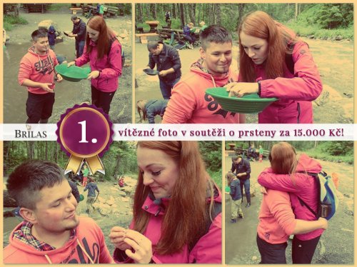 Vítězné foto soutěže o snubní prsteny Brilas podzim 2015