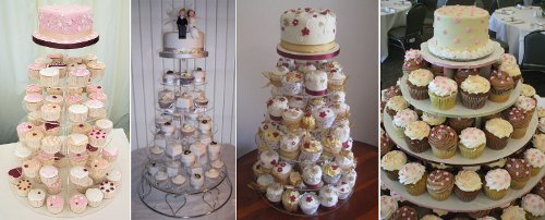 Svatební dort z minidortíků