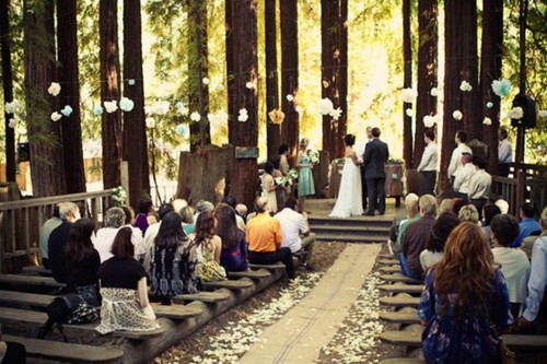 Svatba uprostřed lesa bude jistě nezapomenutelná