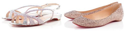 Christian Louboutin - svatební boty bez podpadku