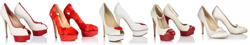 Charlotte Olympia - odvážné svatební boty