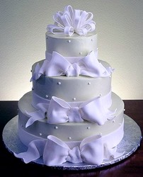 luxusní svatební dort