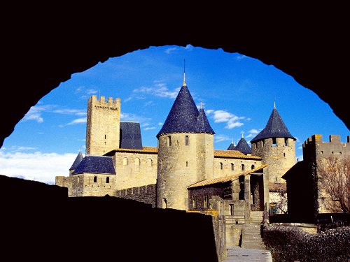 hrad Carcassonne hrad Carcassonne