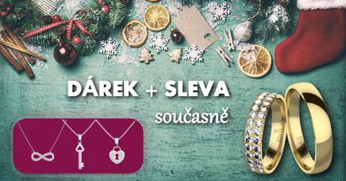 Dárek a sleva současně k prstenům Brilas!