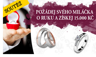 Požádej o ruku a vyhraj prsteny za 15.000 Kč!