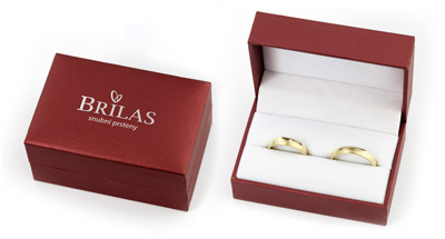 Luxusná krabička na snubné prstene BRILAS