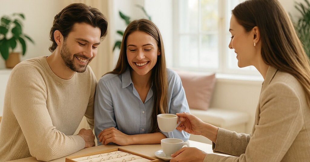 Najděte bezpečný prostor pro výběr snubních prstenů