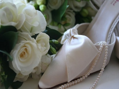 Svatební boty jako pro princeznu