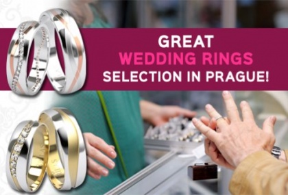 Brilas wedding rings in Prague