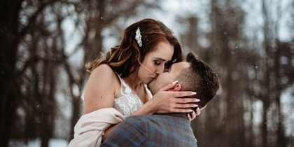 Zimní svatba jako z pohádky