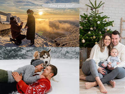 Máme vítěze fotosoutěže: "Zima přeje lásce!"