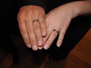 Štístko White Briliant snubní prsteny z bílého zlata