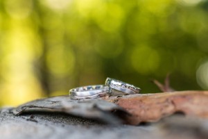 Rosie White snubní prsteny z bílého zlata