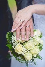 Izabel White snubní prsteny z bílého zlata