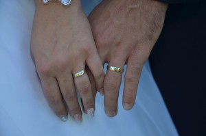 Dita Colour GW snubní prsteny z kombinovaného zlata