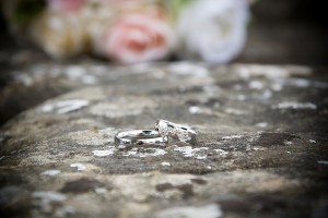 Azura White snubní prsteny z bílého zlata