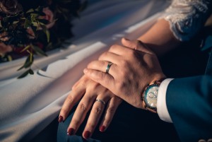 Ema White snubní prsteny z bílého zlata