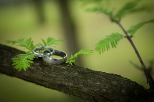 Eleganza White luxusní snubní prsteny z bílého zlata