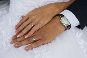 Andromeda White Diamond  snubní prsteny z bílého zlata