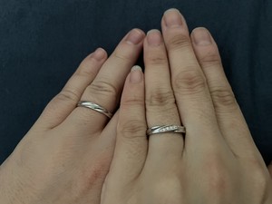 Bristol White snubní prsteny z bílého zlata