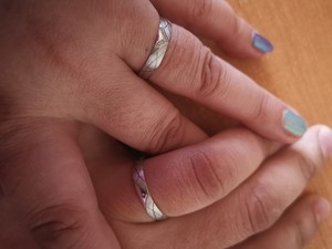 Bohunka White snubní prsteny z bílého zlata