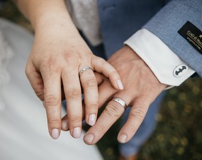 Polárka WW White snubní prsteny z bílého zlata