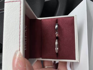 Diadem II White snubní prsteny z bílého zlata