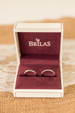 Mariko White snubní prsteny z bílého zlata