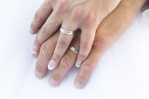 Dante White snubní prsteny z bílého zlata