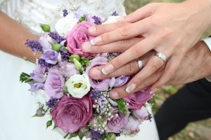 Delores White snubní prsteny z bílého zlata