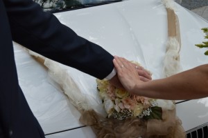 Dominika Colour RW elegantní snubní prsteny v kombinaci červeného a bílého zlat