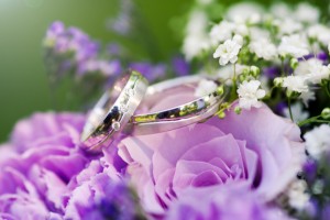 Rosie White snubní prsteny z bílého zlata