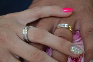 Anita Colour RW zlaté kombinované snubní prsteny