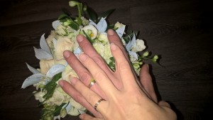 Sarah Colour RW snubní prsteny z kombinovaného zlata