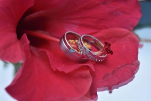 Rosalia White snubní prsteny z bílého zlata
