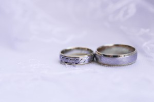 Forever Ring Colour GW snubní prsteny z bílého a žlutého zlata