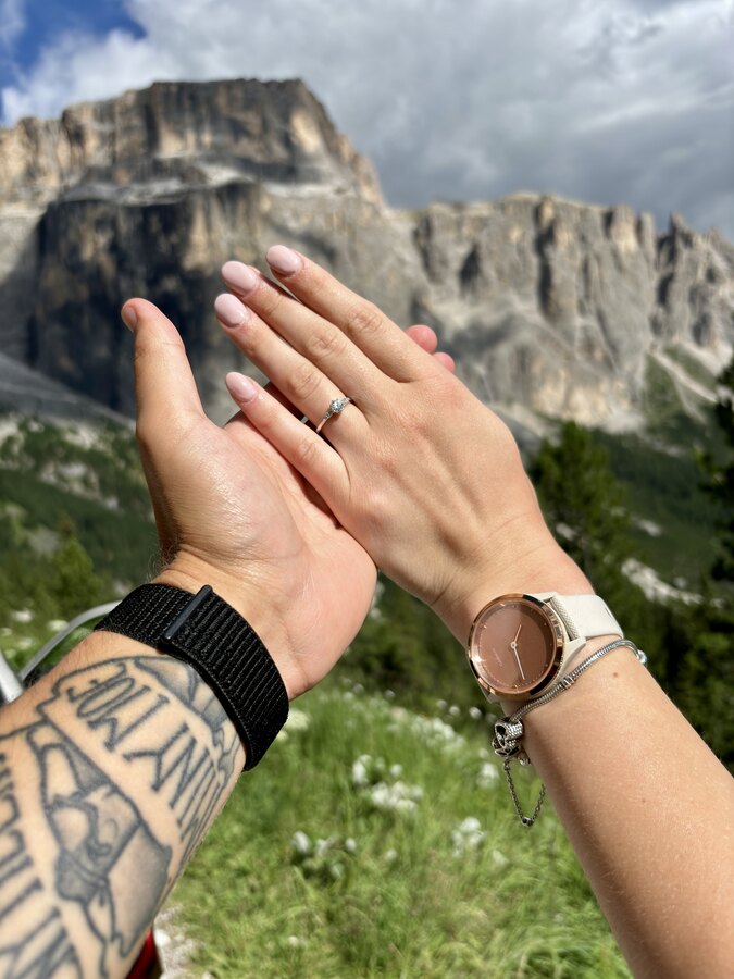 Cesta z Dolomit na jih