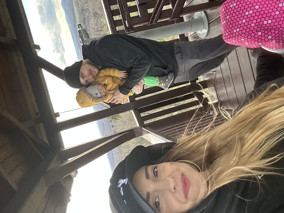 My na další rozhledně poprvé s prckem