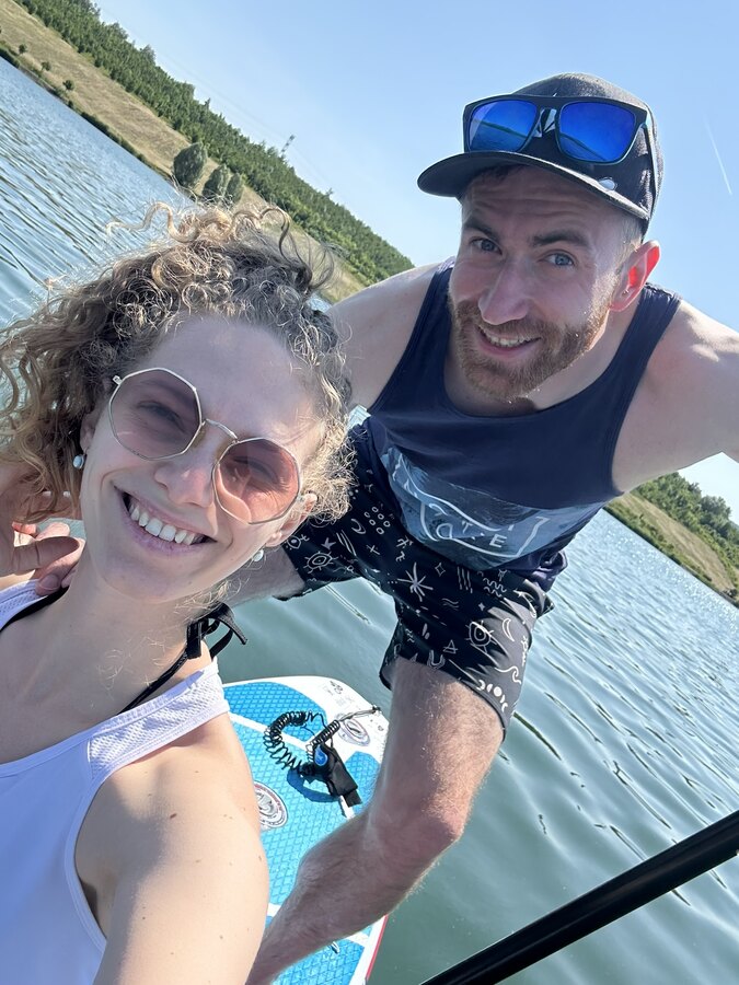Na paddleboardu