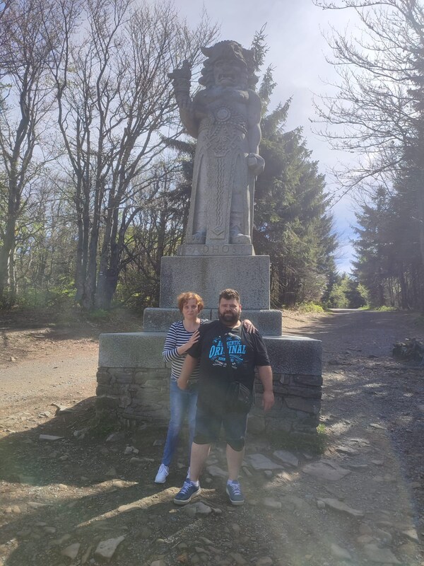 Pustevny socha Radegast 