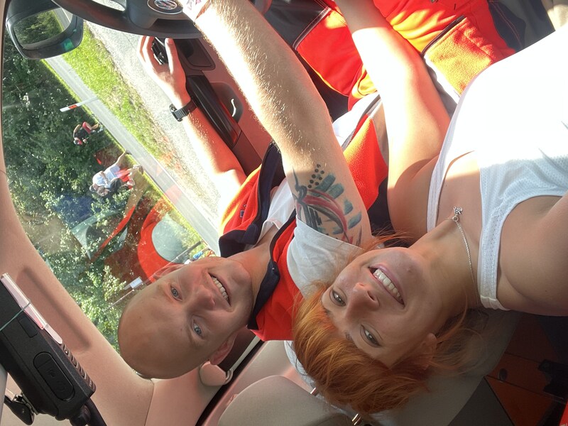 Pan a paní sanitka.