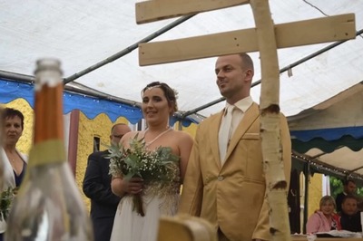 Svatba při povodních