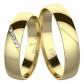 Clara Gold - snubní prsteny s pěti kameny