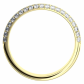 Afrodita II. Gold prsten ze žlutého zlata