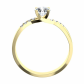 Zante Gold exkluzivní zásnubní prsten ze žlutého zlata