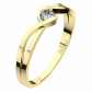 Rosana Gold jedinečný zásnubní prsten ze žlutého zlata