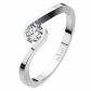 Vitas II. Silver elegantní zásnubní prsten ze stříbra