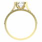 Justina Gold prsten ze žlutého zlata