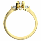 Klára Gold sympatický zásnubní prsten ve žlutém zlatě