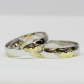 Armida Colour GW originální snubní prsteny z bíložlutého zlata
